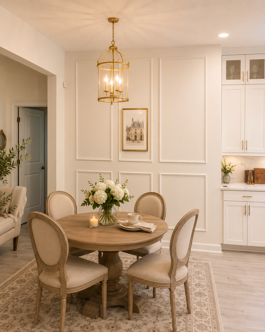Apopka French-Style Moulding Accent Wall
